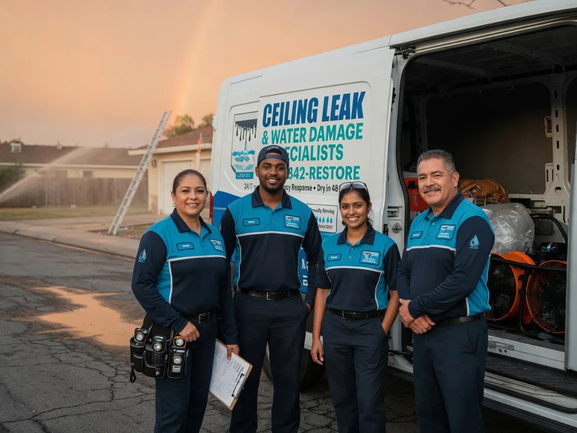 Ceiling Leak Cleanup company in Oakwood, TX